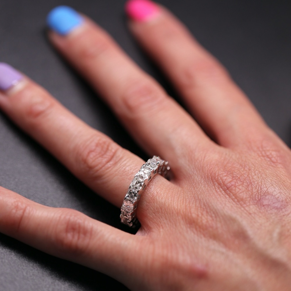 6.5 carat Diamond eternity ring